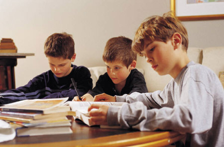 Children Studying Images